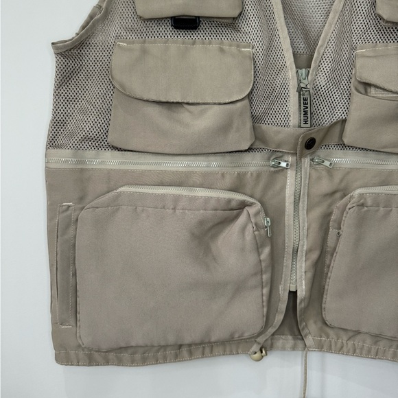Humvee camping fishing hunting safari outdoor 14 pockets vest large - Picture 5 of 12